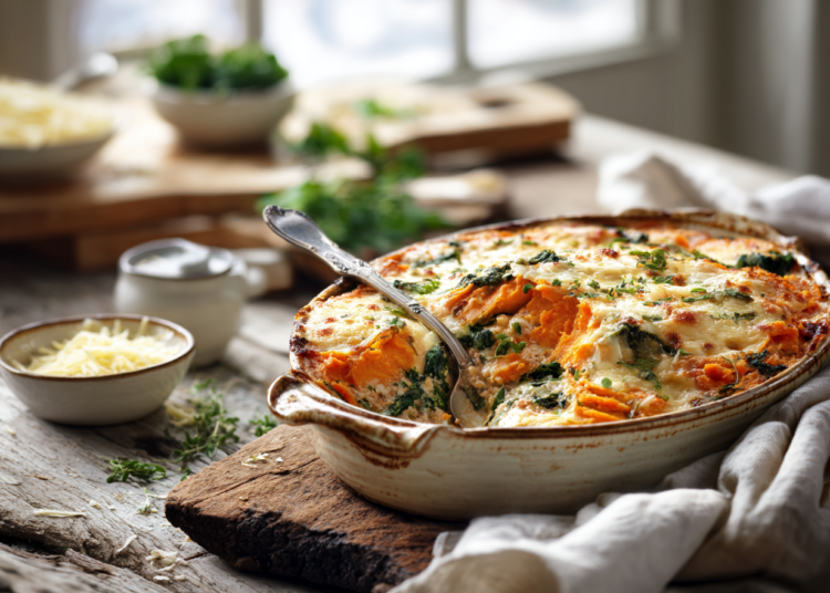 Easy Sweet Potato Turkey Casserole Recipe