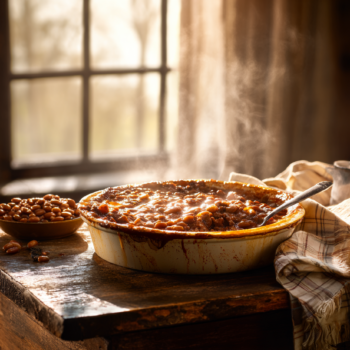 Savoury Baked Bean Hot Dish Recipe 2 Savoury Baked Bean Hot Dish Recipe