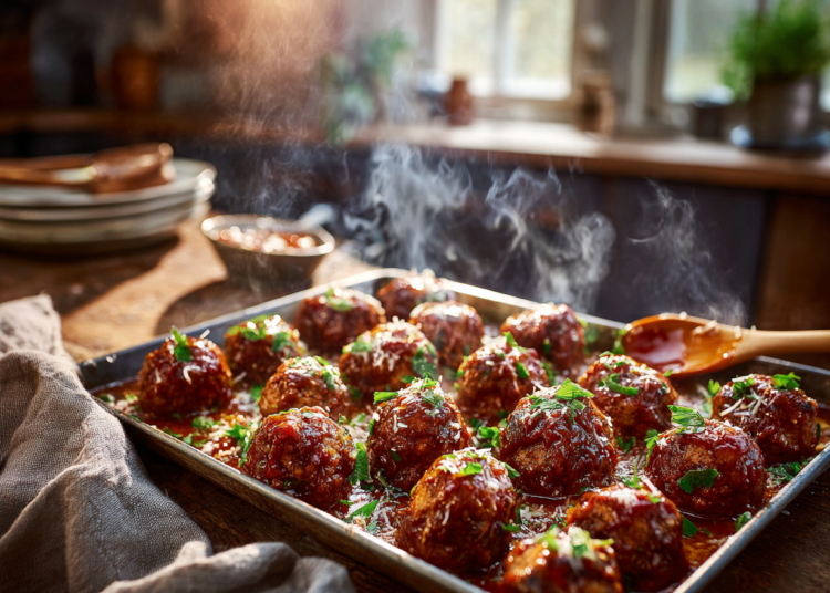 Amazing Bbq Italian Meatballs