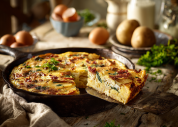 Mesmerizing Potato And Turkey Bacon Frittata Recipe