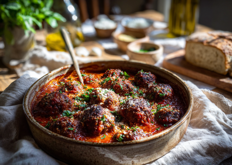 Irresistible Homemade Meatballs In Marinara Sauce