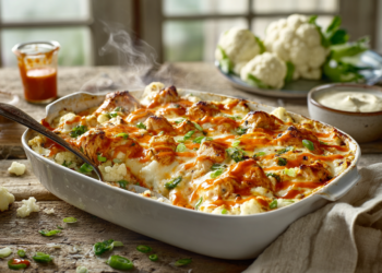 Hearty Buffalo Chicken Casserole Recipe