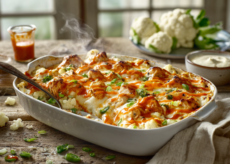 Hearty Buffalo Chicken Casserole Recipe