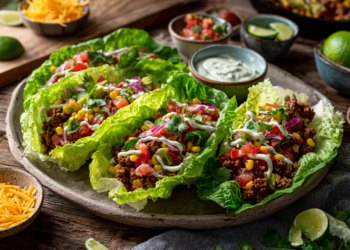 Fresh Lettuce Wrap Tacos