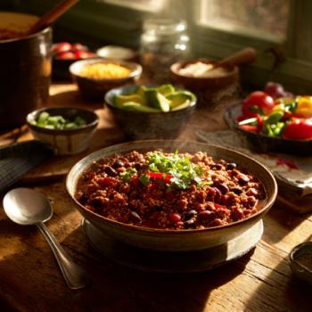 Easy Turkey Quinoa Chilli