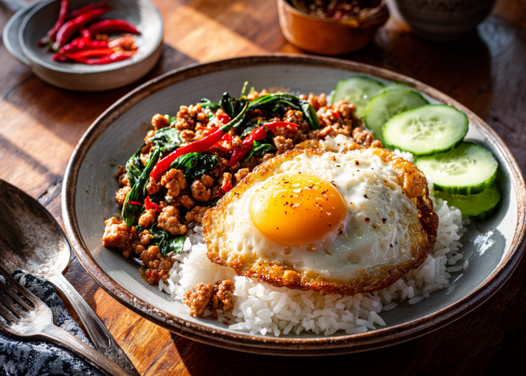 Authentic Pad Kra Pao Gai Recipe 1 Authentic Pad Kra Pao Gai Recipe
