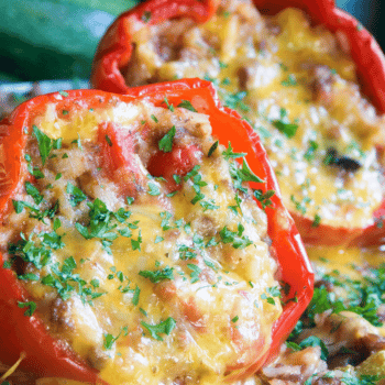 Cheesy Stuffed Peppers Recipe