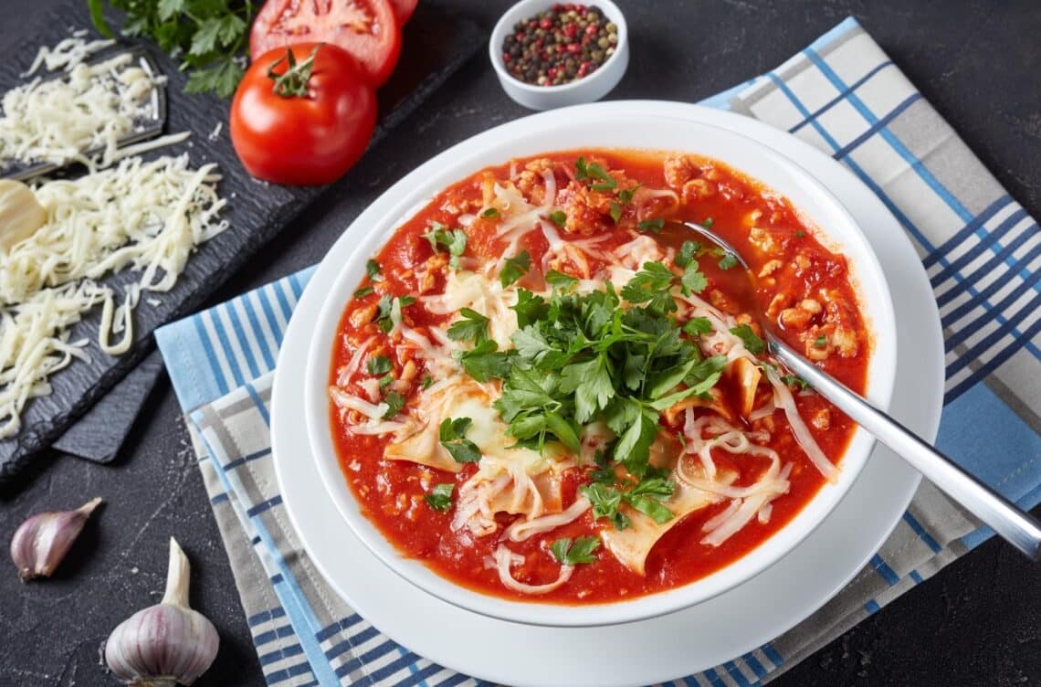 Lazy Lasagna Soup Recipe 1 Lazy Lasagna Soup Recipe