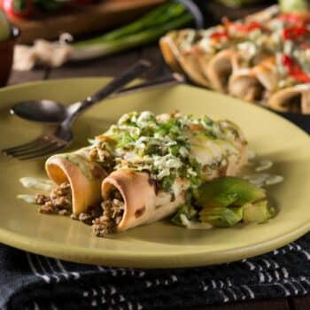 Healthy Paleo Chicken Enchiladas With Guacamole