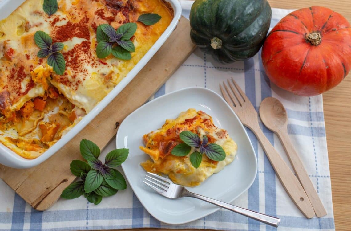 Healthy Chicken And Pumpkin Lasagna