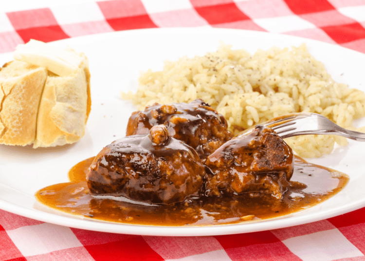 Glazed Barbecue Meatballs