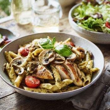 Mama’s Unforgettable Chicken Penne Pesto
