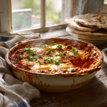 Creamy Shakshuka Lasagna Recipe