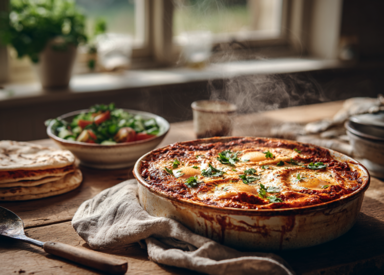 Creamy Shakshuka Lasagna Recipe