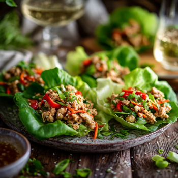 Earthy Homemade Chicken Lettuce Wraps 2 Earthy Homemade Chicken Lettuce Wraps