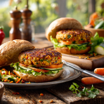 Hearty Veggie-Packed Turkey Burgers Recipe
