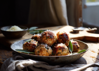 Step-By-Step Chicken Meatballs With Sage Recipe