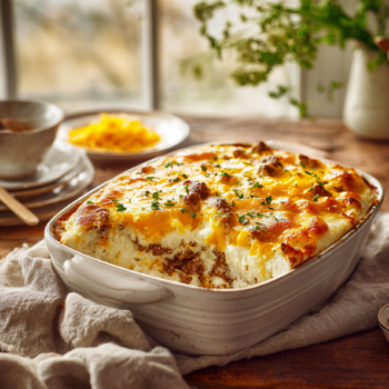 Aromatic Pork And Grits Casserole
