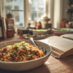 Sizzling Pork Noodles Recipe