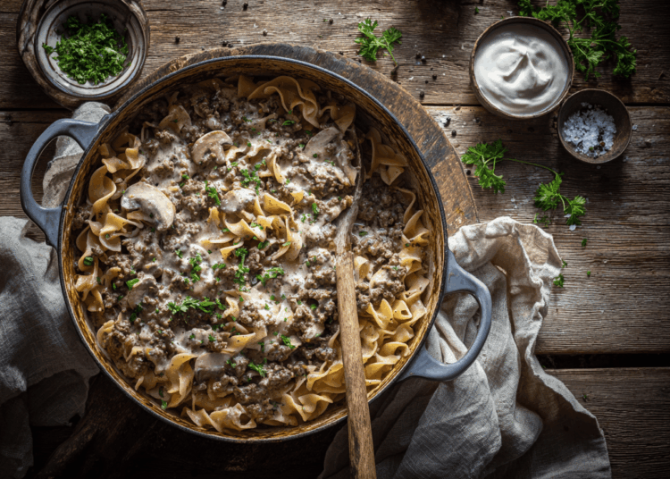 One-Pot Wonder Ground Beef Stroganoff Recipe