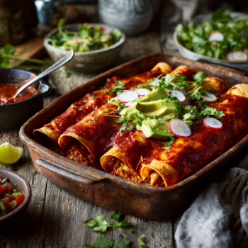 Healthy Paleo Chicken Enchiladas