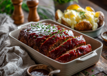 Gratifying Brown Sugar Glazed Meatloaf Recipe