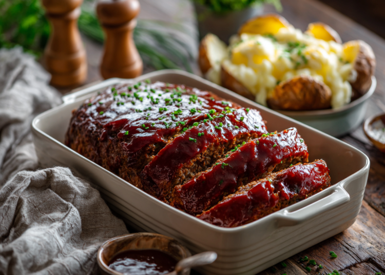 Gratifying Brown Sugar Glazed Meatloaf Recipe