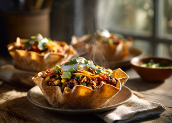 Hearty Tortilla Bowls Recipe
