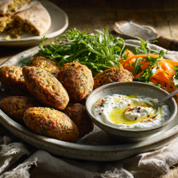 Spiced Kibbe With Herbed Yogurt Recipe
