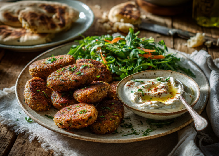 Spiced Kibbe With Herbed Yogurt Recipe