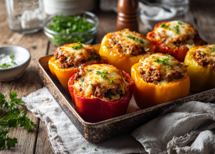 Cheesy Stuffed Peppers Recipe