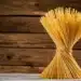 A Bunch Of Spaghetti Dry Tied With A Rope.