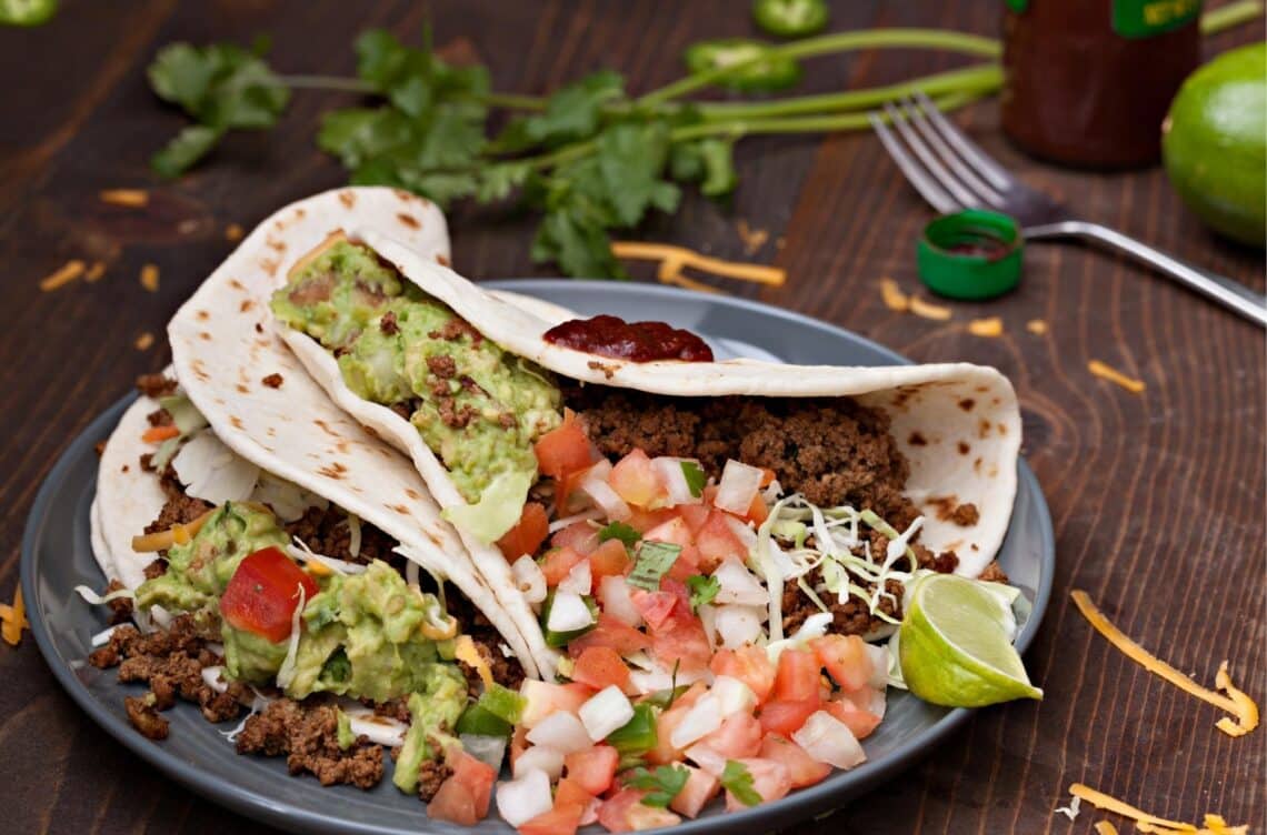 Special Chili, Garlic And Lime Healthy Chicken Tacos