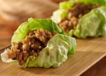 Simplified Chinese Lettuce Wraps