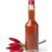 Bottle With Hot Chili Pepper Sauce And Fresh Tabasco Peppers