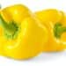 Isolated Yellow Bell Peppers