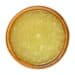 Fresh Lemon Juice, Juice Of Squeezed Lemons With Pulp In Wooden Bowl