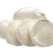 Mozzarella Cheese Isolated On White Background
