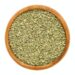 Oregano Dried In Wooden Bowl Over White