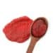 Spoon With Tomato Paste Isolated On White Background
