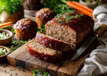 Healthy Veggie-Packed Paleo Meatloaf Recipe