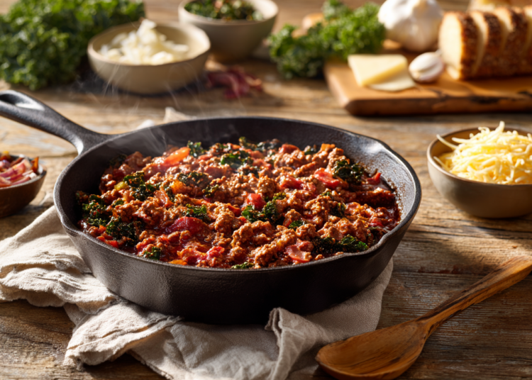 Hearty Beef, Bacon And Kale Recipe