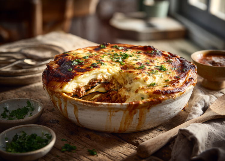 Smokey Barbecue Pork Moussaka Recipe 1 Smokey Barbecue Pork Moussaka Recipe