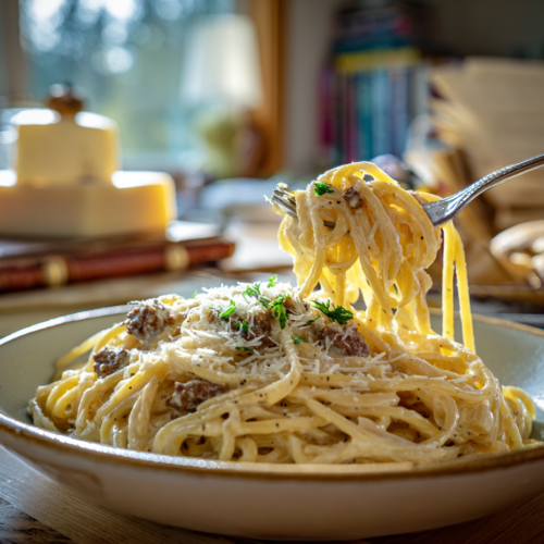 Delightful Spaghetti And Cream Cheese Sauce Recipe - MinceRecipes.info