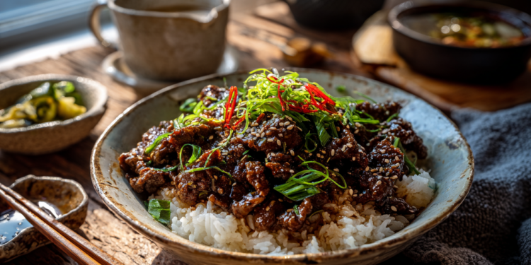 Tantalising Miso Beef Bowl Recipe