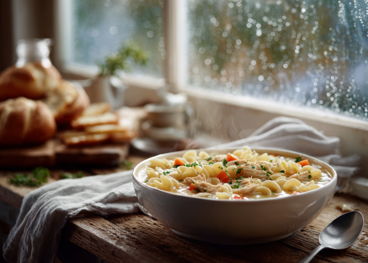Super Easy Chicken Macaroni Soup Recipe 1 Super Easy Chicken Macaroni Soup Recipe