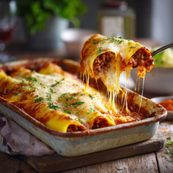 Cheesy Cannelloni Stuffed With Beef Mince 2 Cheesy Cannelloni Stuffed With Beef Mince