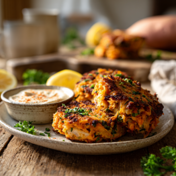 Filling Sweet Potato And Bacon Crab Cakes Recipe