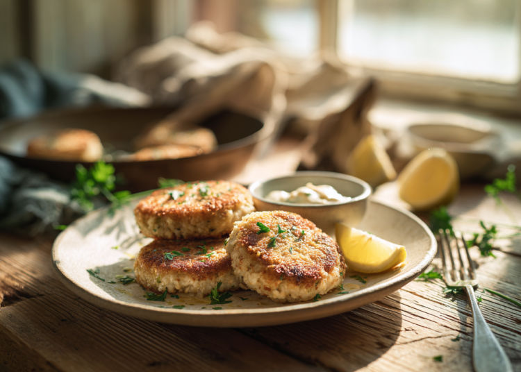 Golden Cod Cakes With Garlic Mayonnaise Recipe 1 Golden Cod Cakes With Garlic Mayonnaise Recipe
