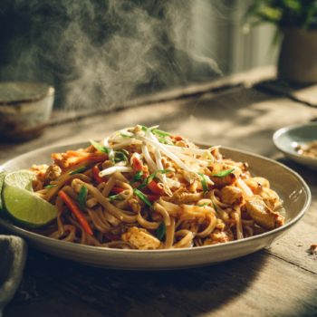 30-Minute Easy Chicken Pad Thai Recipe 2 30-Minute Easy Chicken Pad Thai Recipe